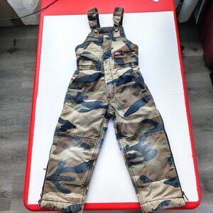 Dickies overall boys size S camo insulated winter